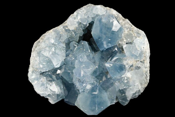 Sparkly Celestine (Celestite) Crystal Cluster - Madagascar #184386